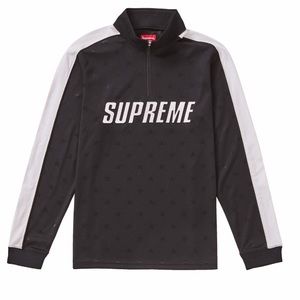 Authentic Supreme half zip track pullover
